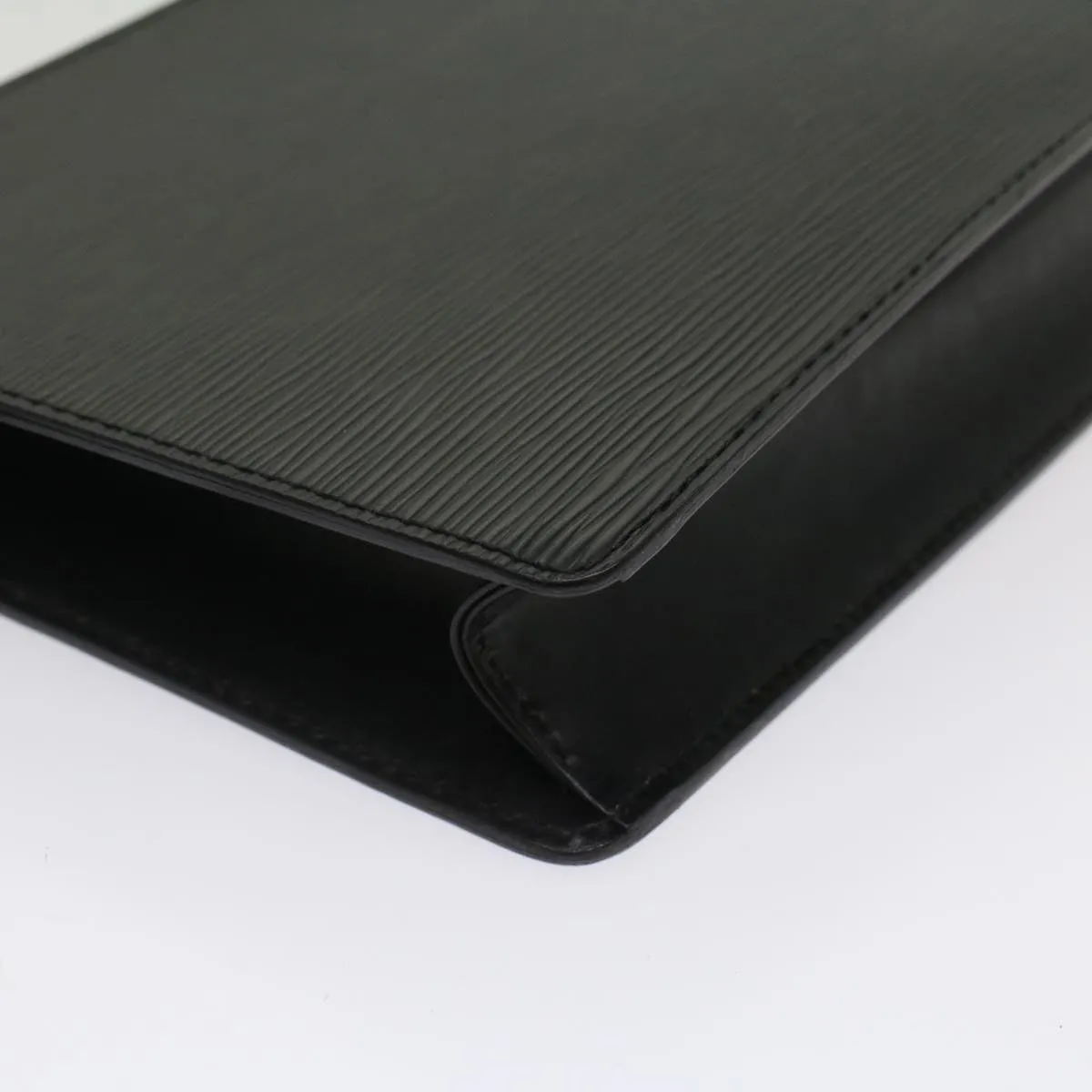 Trendy Inspired Louis Vuitton Epi Pochette Homme Clutch Bag Black M52522 Lv Auth Ki3420