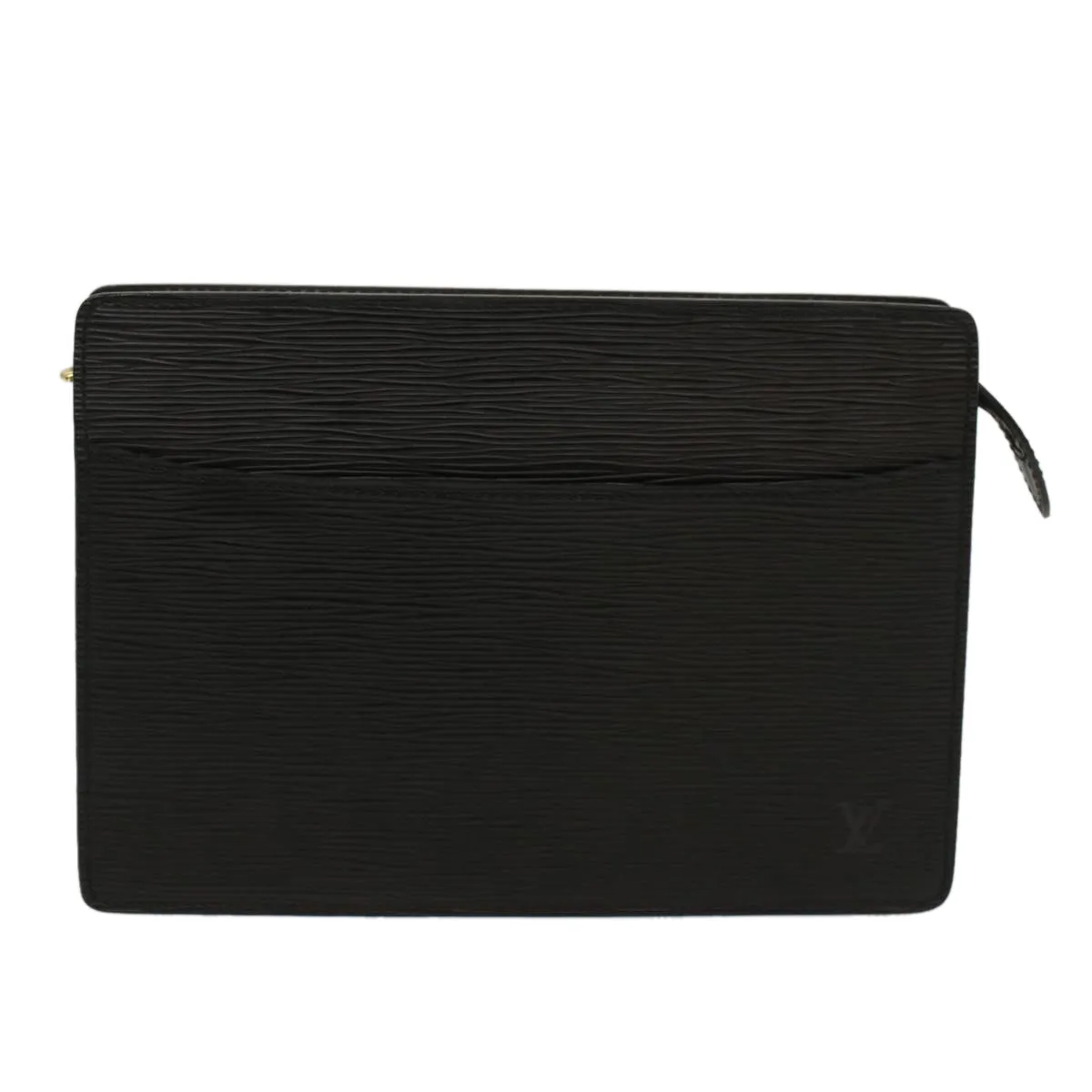 Trendy Inspired Louis Vuitton Epi Pochette Homme Clutch Bag Black M52522 Lv Auth Ki3420