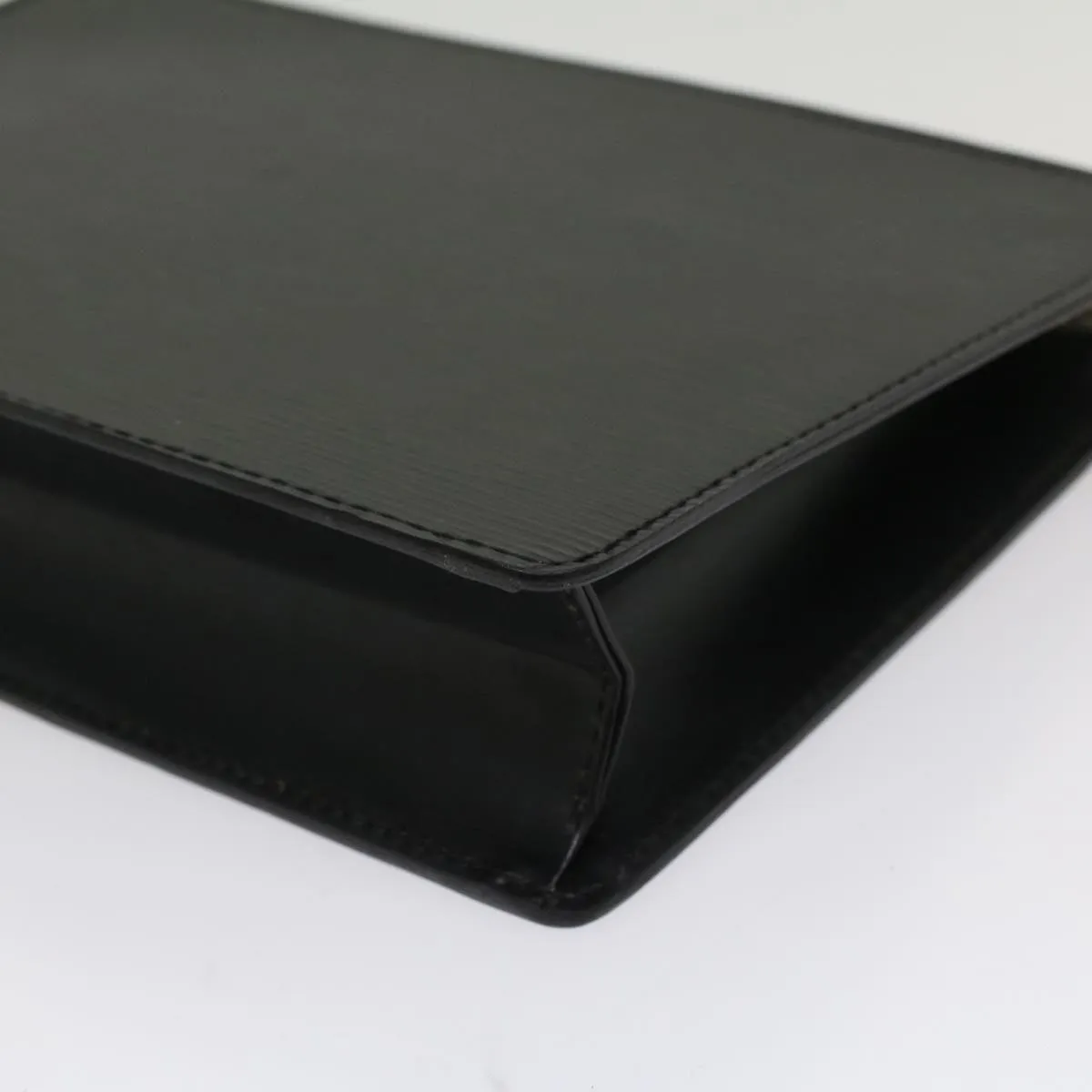 Trendy Inspired Louis Vuitton Epi Pochette Homme Clutch Bag Black M52522 Lv Auth Ki3420