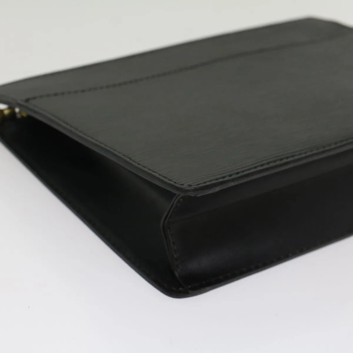 Trendy Inspired Louis Vuitton Epi Pochette Homme Clutch Bag Black M52522 Lv Auth Ki3420