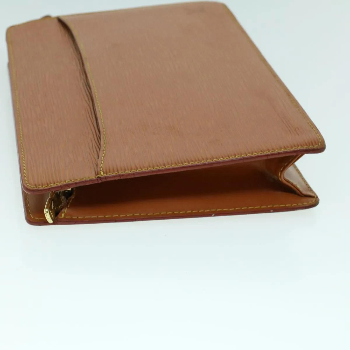 Trendy Inspired Louis Vuitton Epi Pochette Homme Clutch Bag Brown M52528 Lv Auth 53881