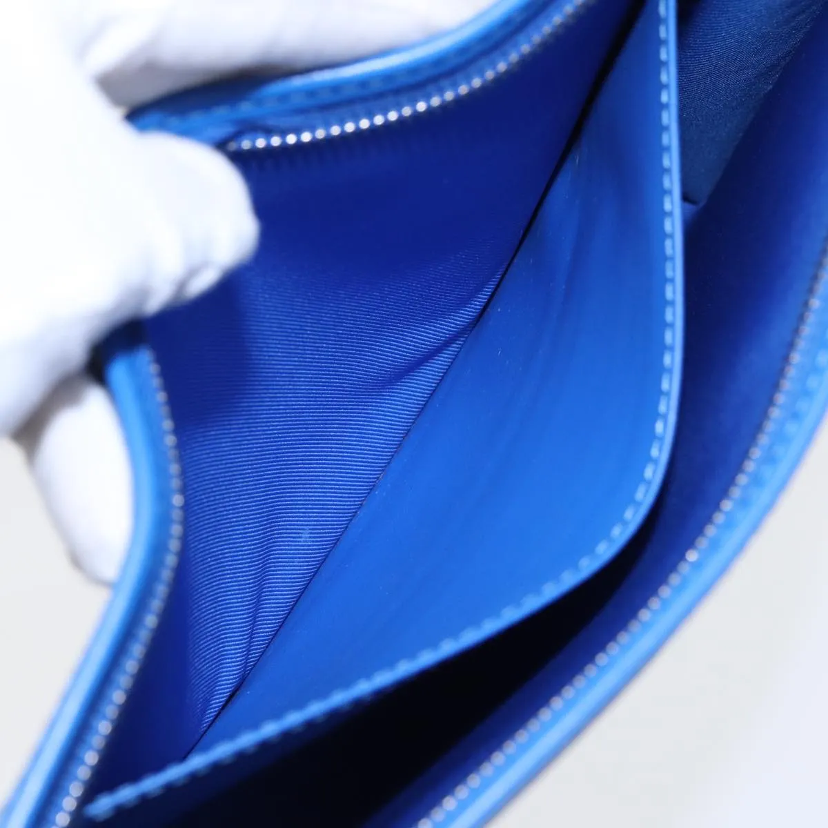 Trendy Inspired Louis Vuitton Monogram Clouds Pochette Voyage Clutch Bag Blue M45480 Auth 88070a