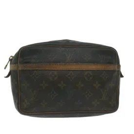 Trendy Inspired Louis Vuitton Monogram Compiegne 23 Clutch Bag M51847 Lv Auth 64705