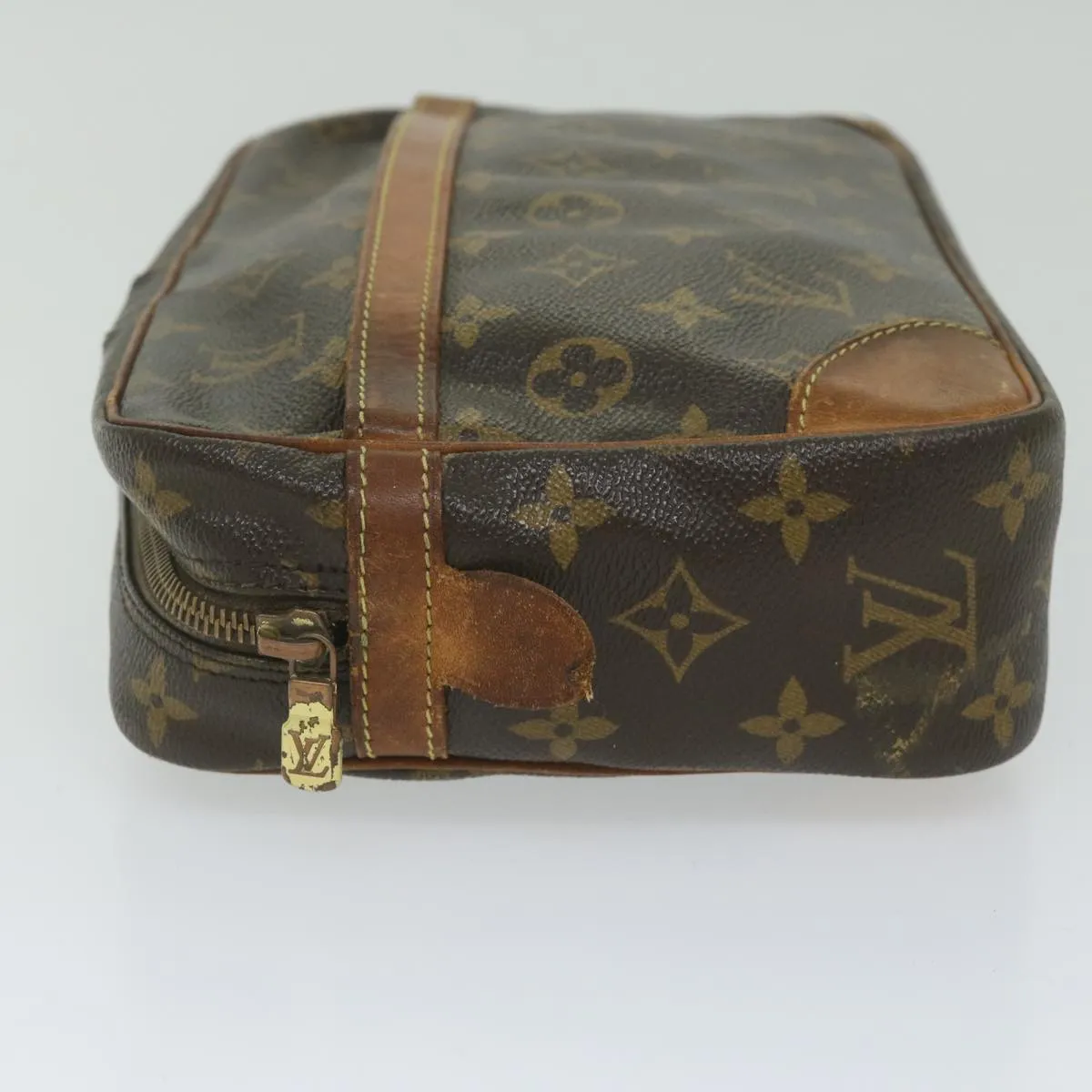 Trendy Inspired Louis Vuitton Monogram Compiegne 28 Clutch Bag M51845 Lv Auth Bs10529