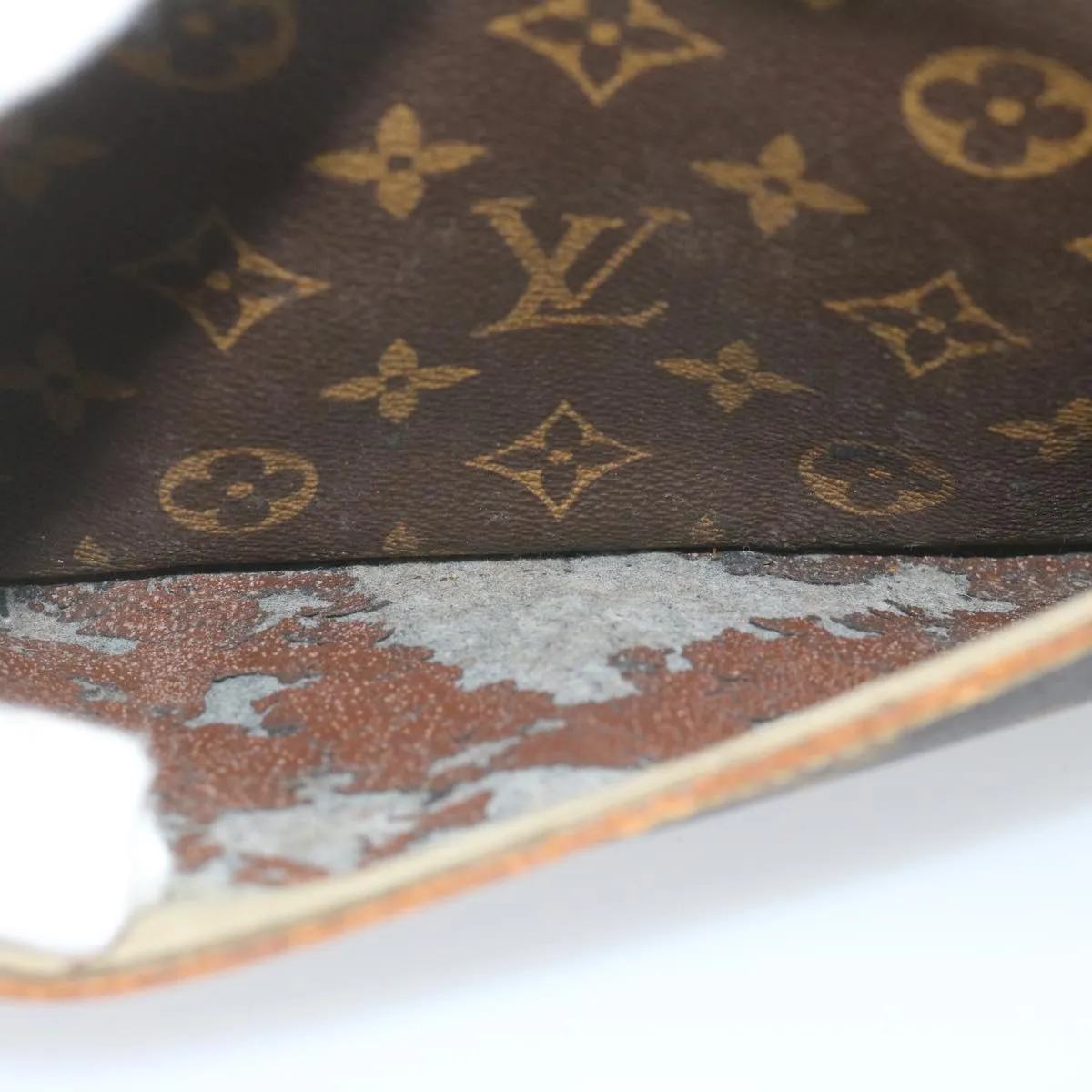 Trendy Inspired Louis Vuitton Monogram Compiegne 28 Clutch Bag M51845 Lv Auth Bs10529