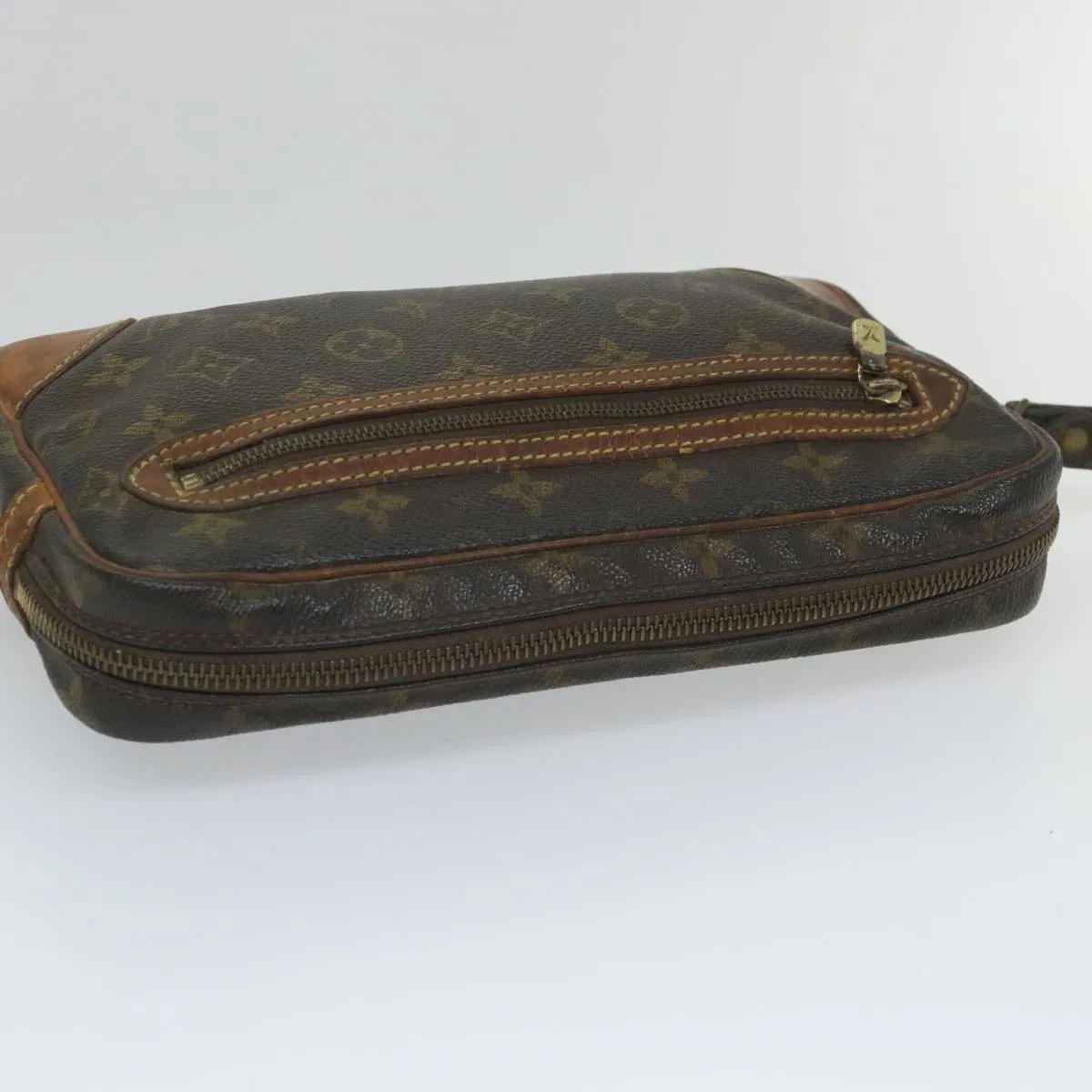 Trendy Inspired Louis Vuitton Monogram Marly Dragonne Gm Clutch Bag M51825 Lv Auth 56914
