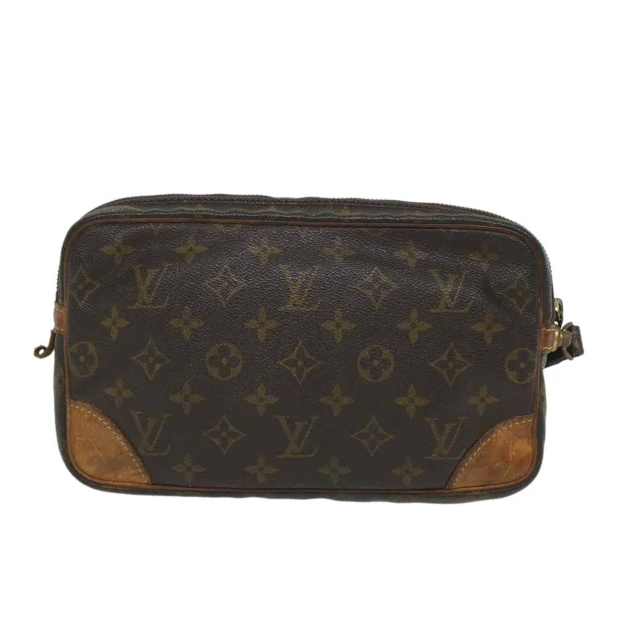 Trendy Inspired Louis Vuitton Monogram Marly Dragonne Gm Clutch Bag M51825 Lv Auth 56914