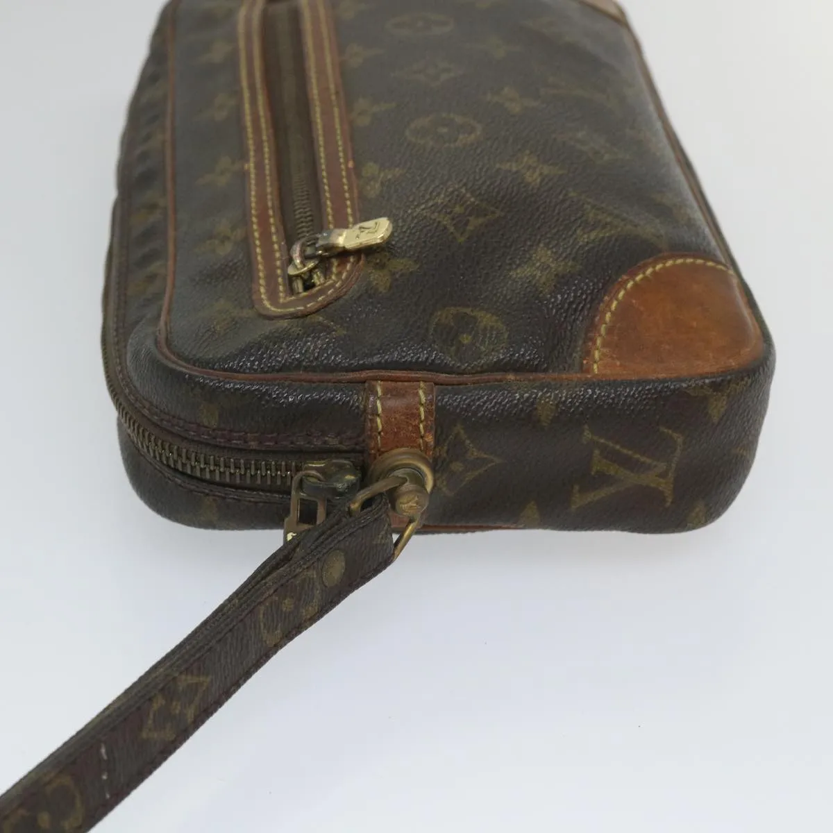 Trendy Inspired Louis Vuitton Monogram Marly Dragonne Gm Clutch Bag M51825 Lv Auth 56914