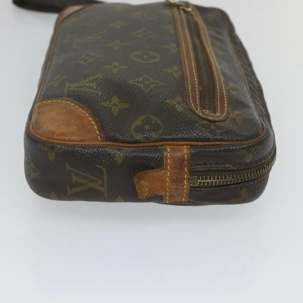 Trendy Inspired Louis Vuitton Monogram Marly Dragonne Gm Clutch Bag M51825 Lv Auth 56914
