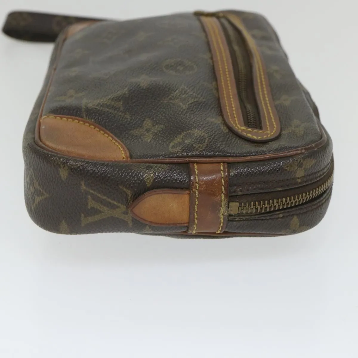Trendy Inspired Louis Vuitton Monogram Marly Dragonne Gm Clutch Bag M51825 Lv Auth Ac2410