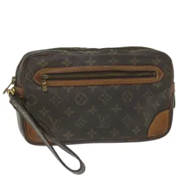 Trendy Inspired Louis Vuitton Monogram Marly Dragonne Gm Clutch Bag M51825 Lv Auth Ac2410