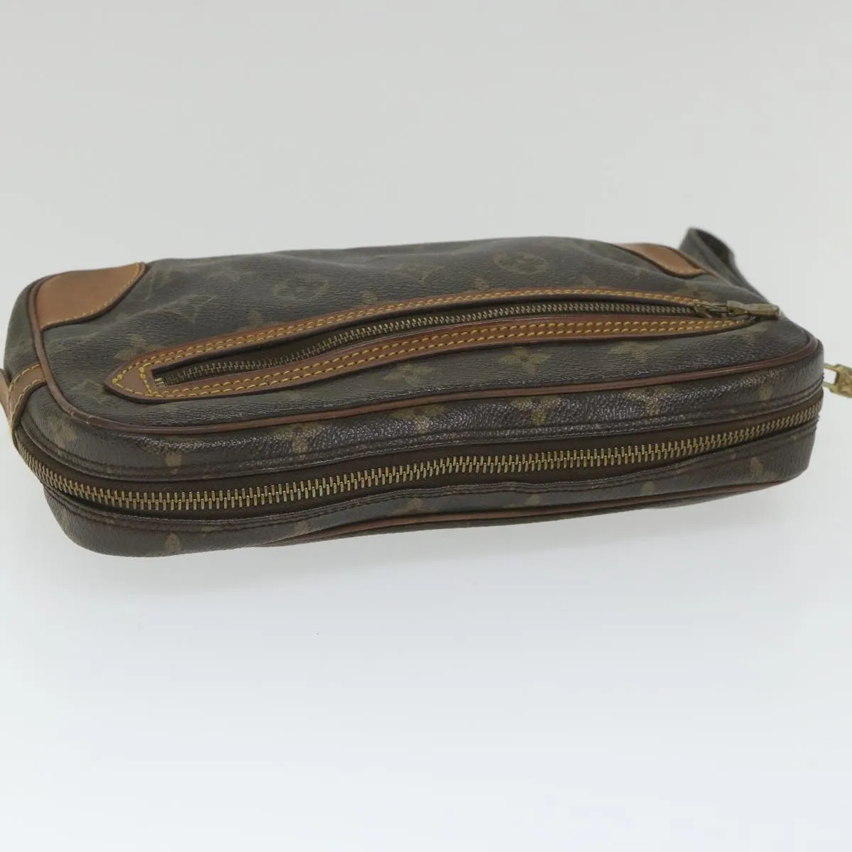 Trendy Inspired Louis Vuitton Monogram Marly Dragonne Gm Clutch Bag M51825 Lv Auth Ac2410