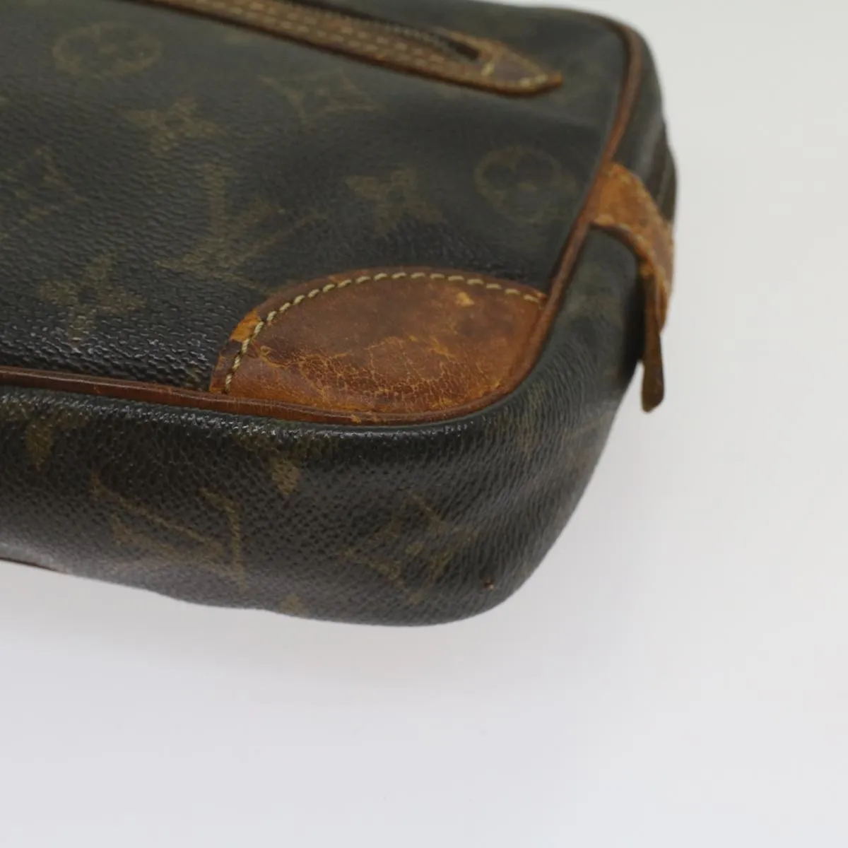 Trendy Inspired Louis Vuitton Monogram Marly Dragonne Pm Clutch Bag M51827 Lv Auth Bs8871