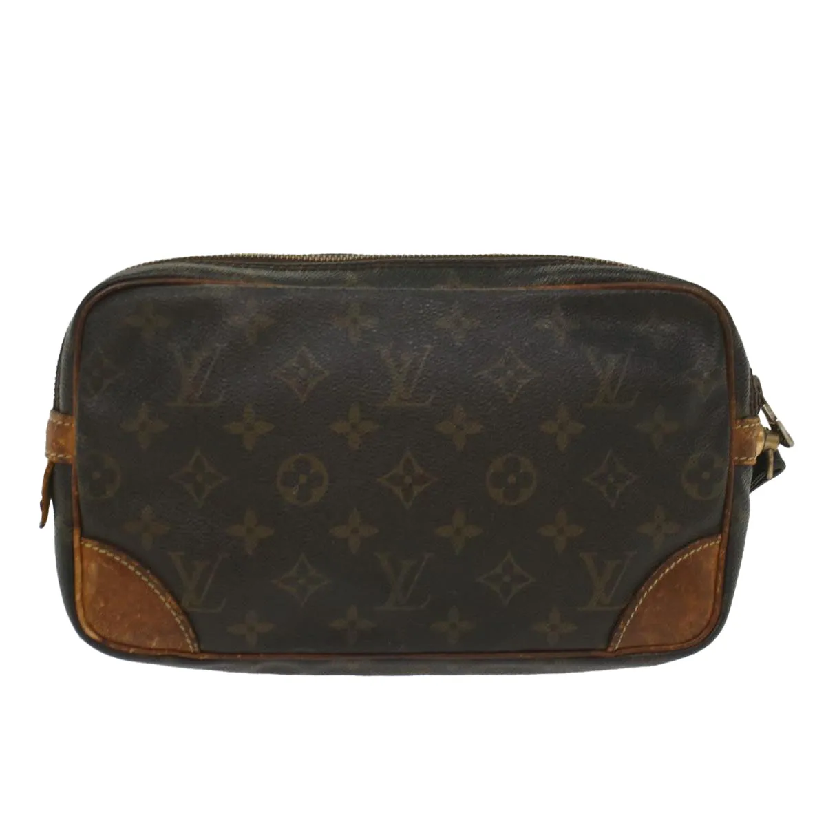 Trendy Inspired Louis Vuitton Monogram Marly Dragonne Pm Clutch Bag M51827 Lv Auth Bs8871