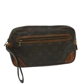 Trendy Inspired Louis Vuitton Monogram Marly Dragonne Pm Clutch Bag M51827 Lv Auth Bs8871