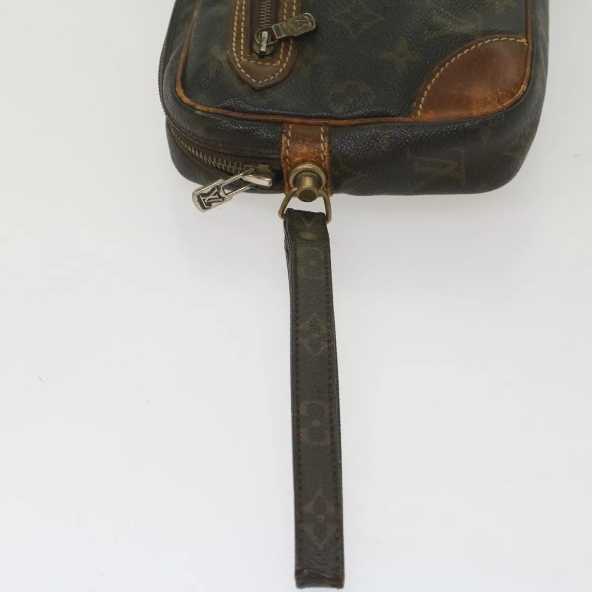 Trendy Inspired Louis Vuitton Monogram Marly Dragonne Pm Clutch Bag M51827 Lv Auth Bs8871