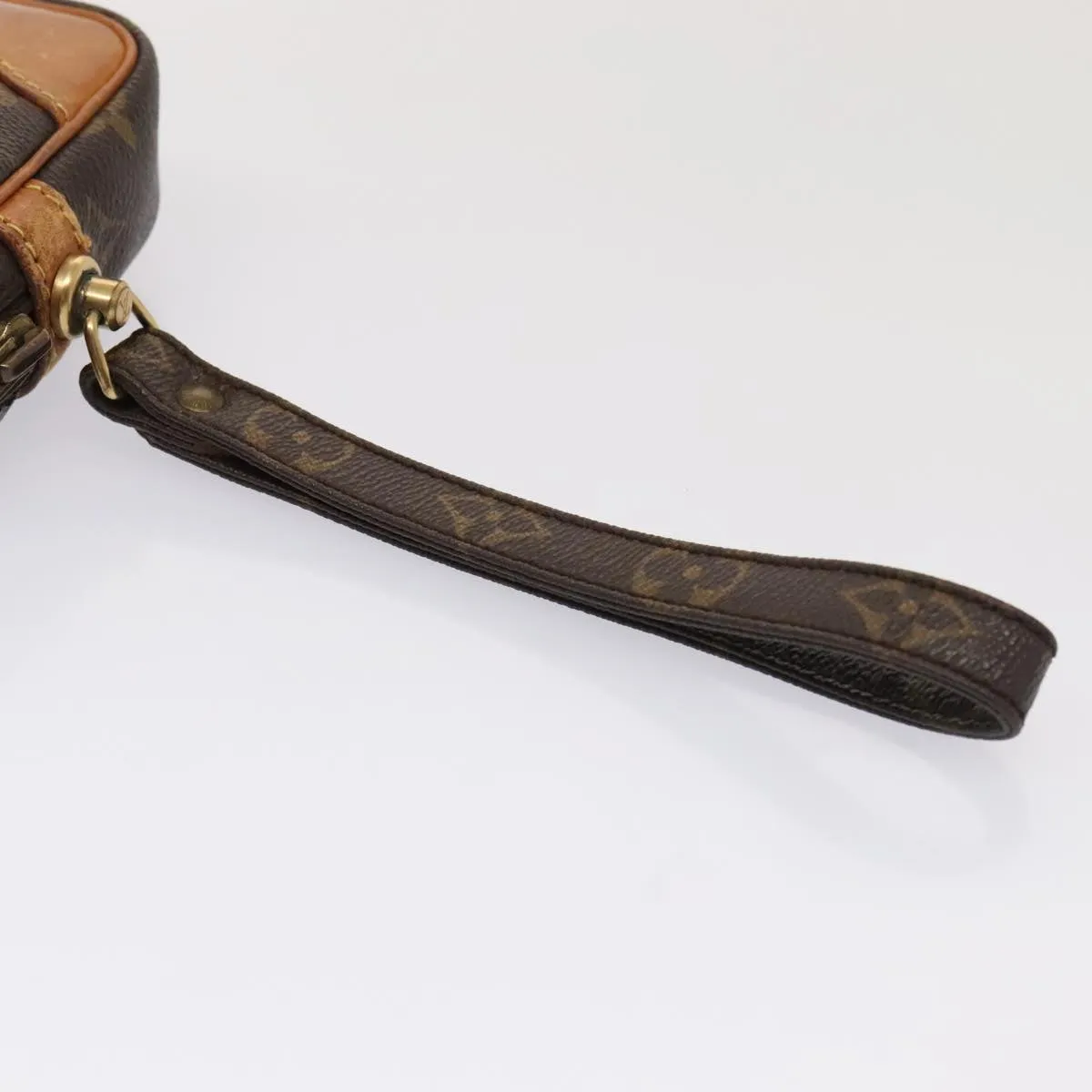 Trendy Inspired Louis Vuitton Monogram Marly Dragonne Pm Clutch Bag M51827 Lv Auth Tb1138