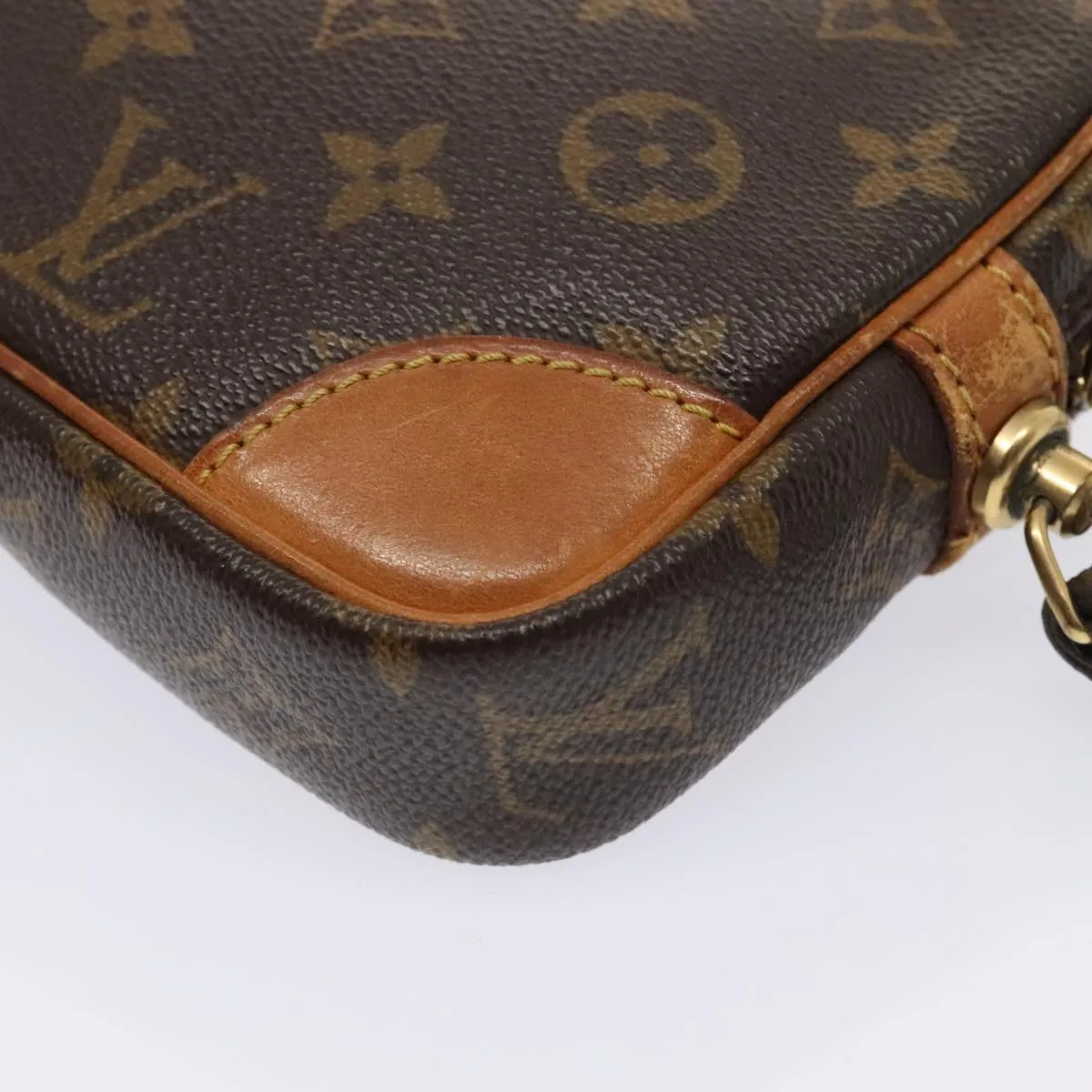 Trendy Inspired Louis Vuitton Monogram Marly Dragonne Pm Clutch Bag M51827 Lv Auth Tb1138
