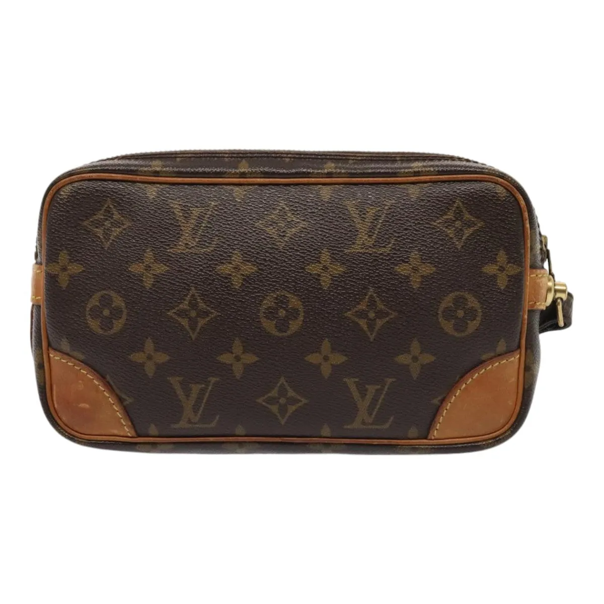 Trendy Inspired Louis Vuitton Monogram Marly Dragonne Pm Clutch Bag M51827 Lv Auth Tb1138