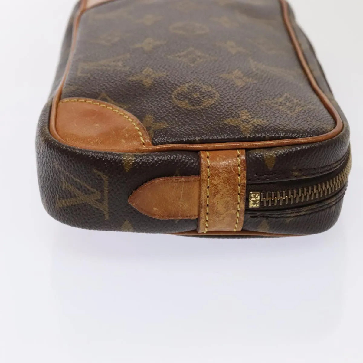 Trendy Inspired Louis Vuitton Monogram Marly Dragonne Pm Clutch Bag M51827 Lv Auth Tb1138