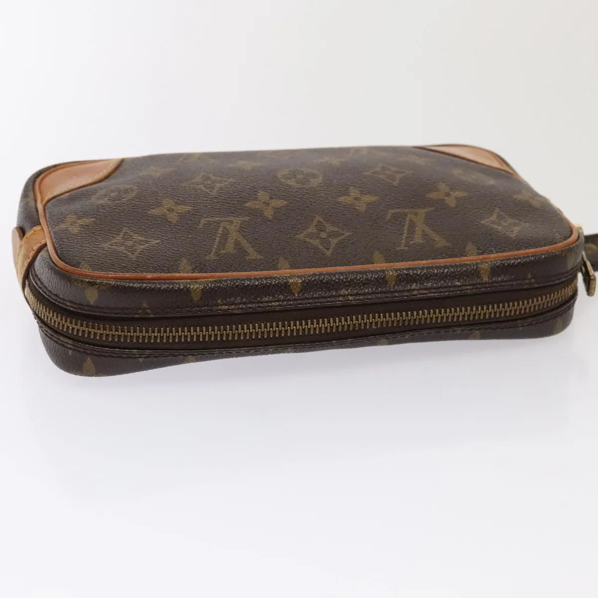 Trendy Inspired Louis Vuitton Monogram Marly Dragonne Pm Clutch Bag M51827 Lv Auth Tb1138