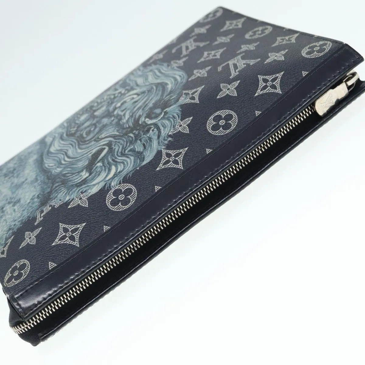 Trendy Inspired Louis Vuitton Monogram Savanna Pochette Voyage Clutch Bag M66639 Lv Auth 85659
