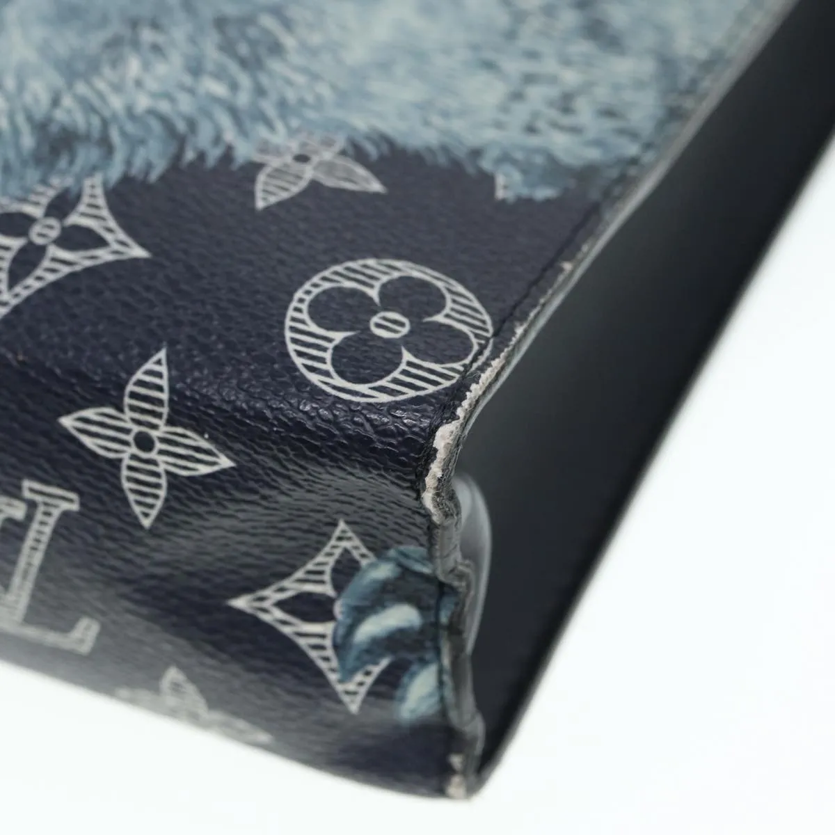 Trendy Inspired Louis Vuitton Monogram Savanna Pochette Voyage Clutch Bag M66639 Lv Auth 85659