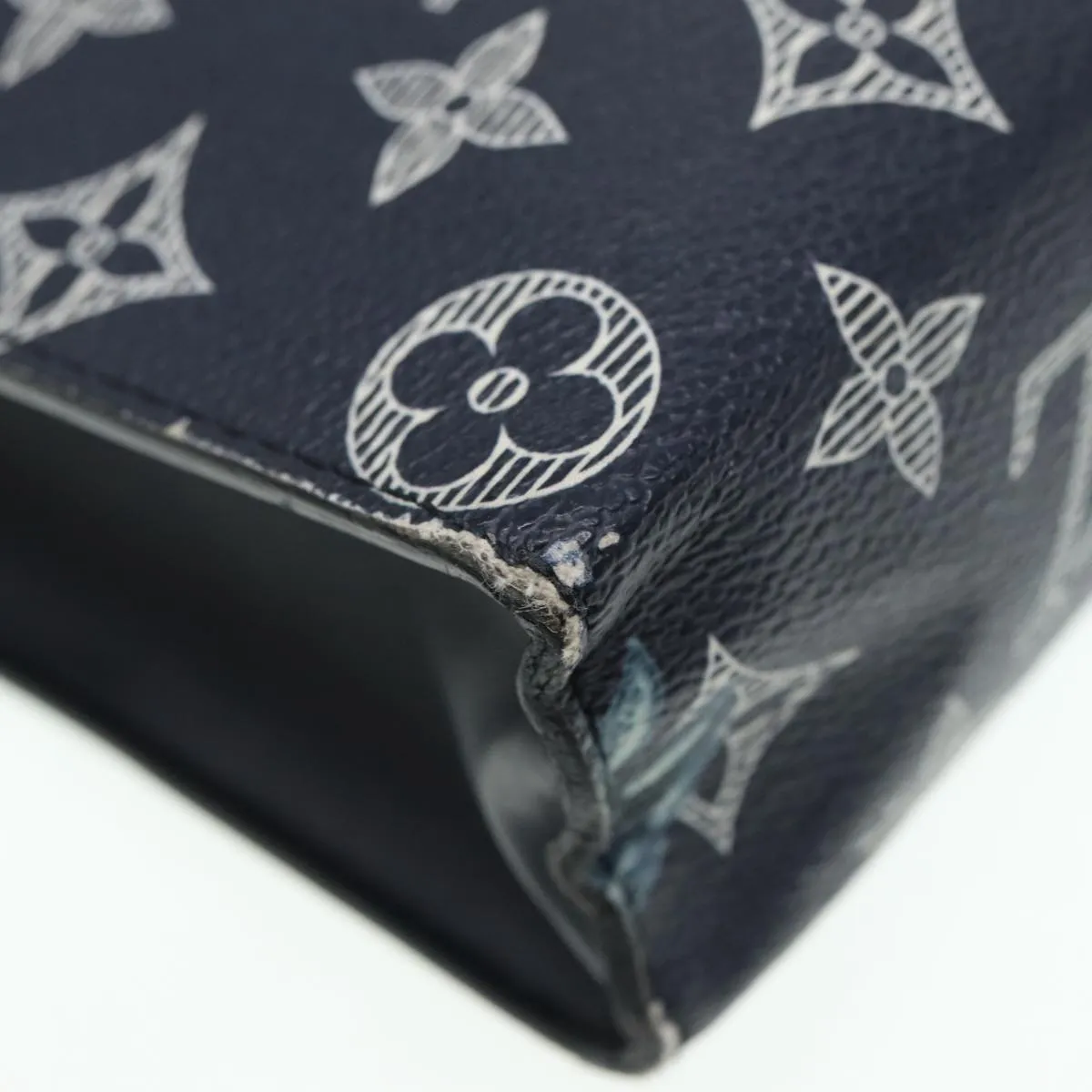 Trendy Inspired Louis Vuitton Monogram Savanna Pochette Voyage Clutch Bag M66639 Lv Auth 85659