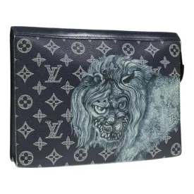 Trendy Inspired Louis Vuitton Monogram Savanna Pochette Voyage Clutch Bag M66639 Lv Auth 85659