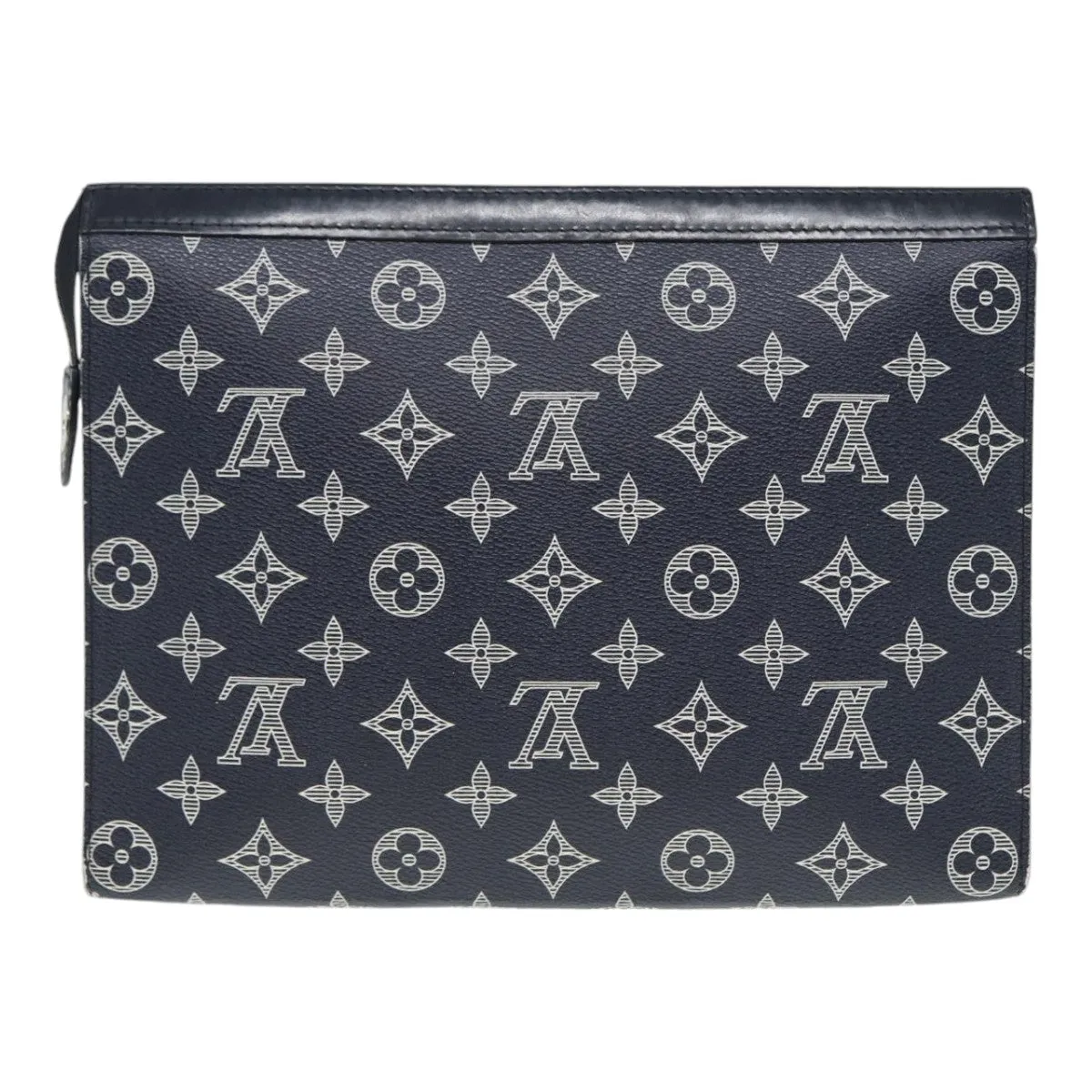 Trendy Inspired Louis Vuitton Monogram Savanna Pochette Voyage Clutch Bag M66639 Lv Auth 85659