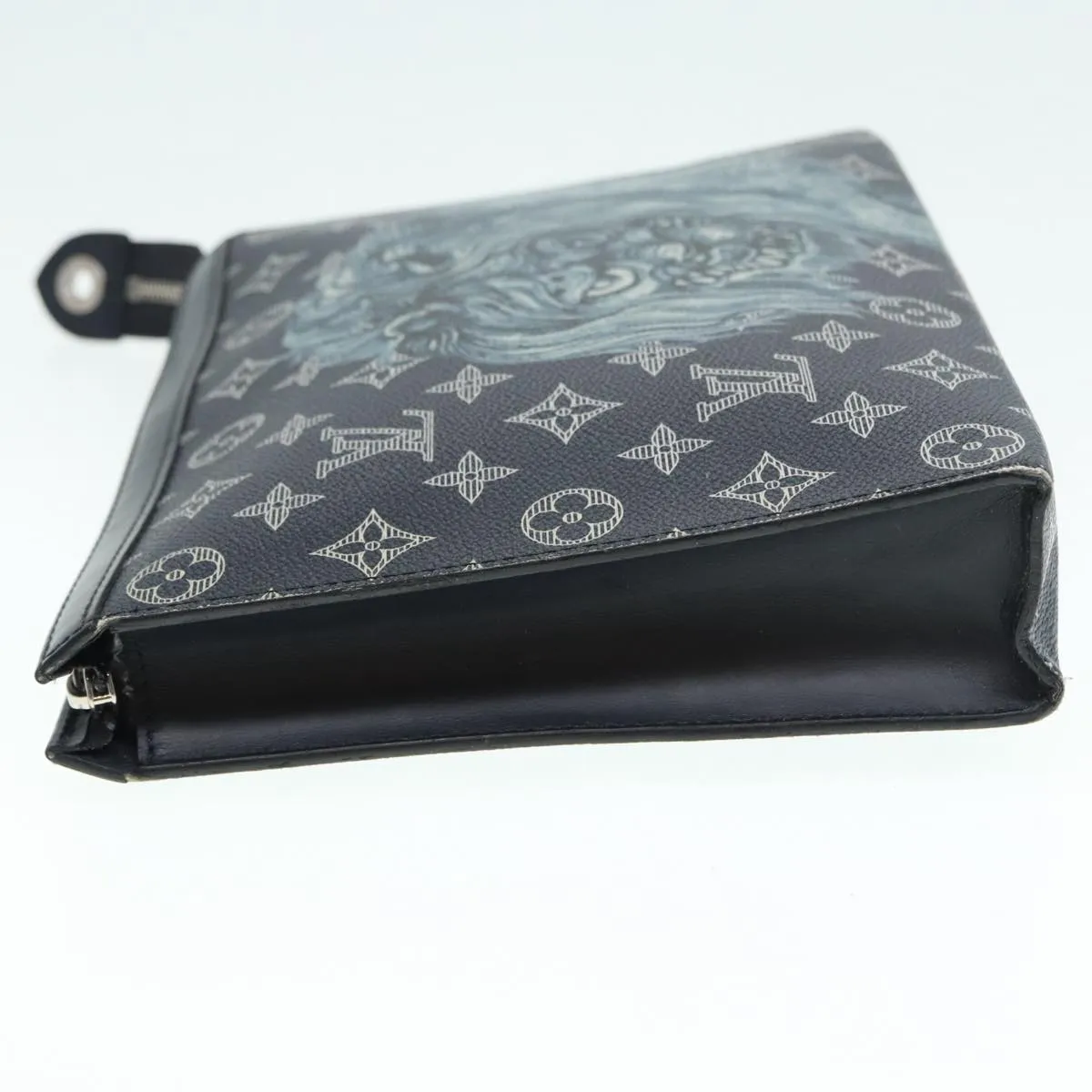 Trendy Inspired Louis Vuitton Monogram Savanna Pochette Voyage Clutch Bag M66639 Lv Auth 85659