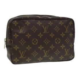 Trendy Inspired Louis Vuitton Monogram Trousse Toilette 23 Clutch Bag M47524 Lv Auth 88910