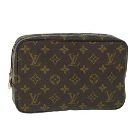 Trendy Inspired Louis Vuitton Monogram Trousse Toilette 23 Clutch Bag M47524 Lv Auth Am5002