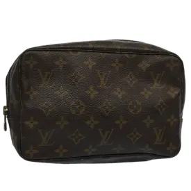 Trendy Inspired Louis Vuitton Monogram Trousse Toilette 23 Clutch Bag M47524 Lv Auth Am5035
