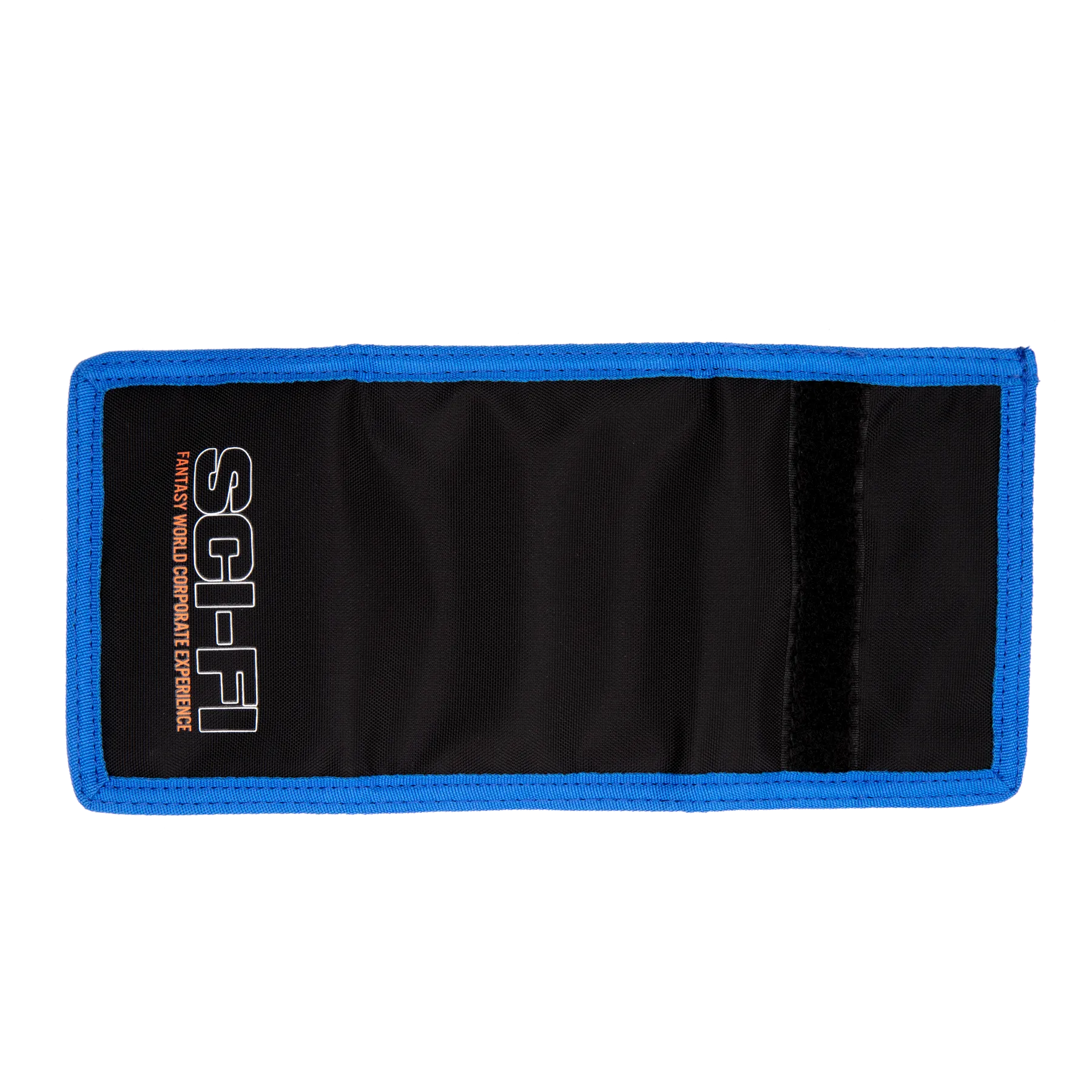 Tri Fold Velcro Wallet - Black