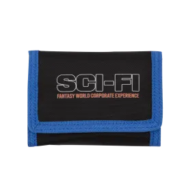 Tri Fold Velcro Wallet - Black
