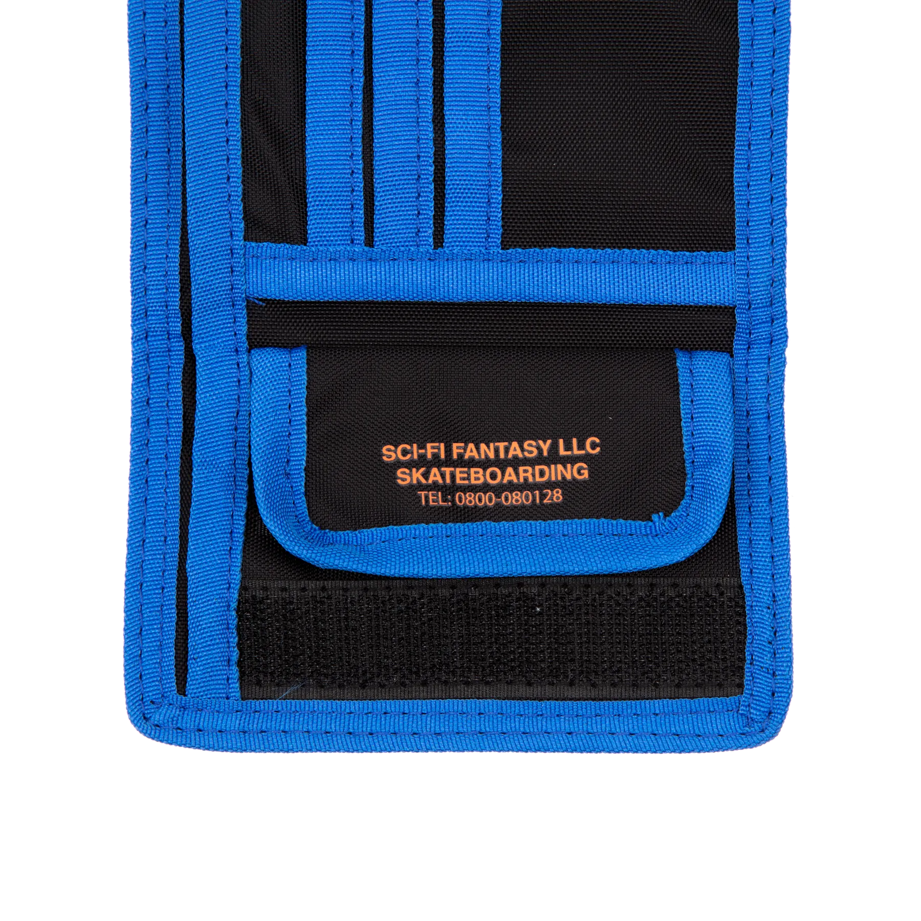 Tri Fold Velcro Wallet - Black