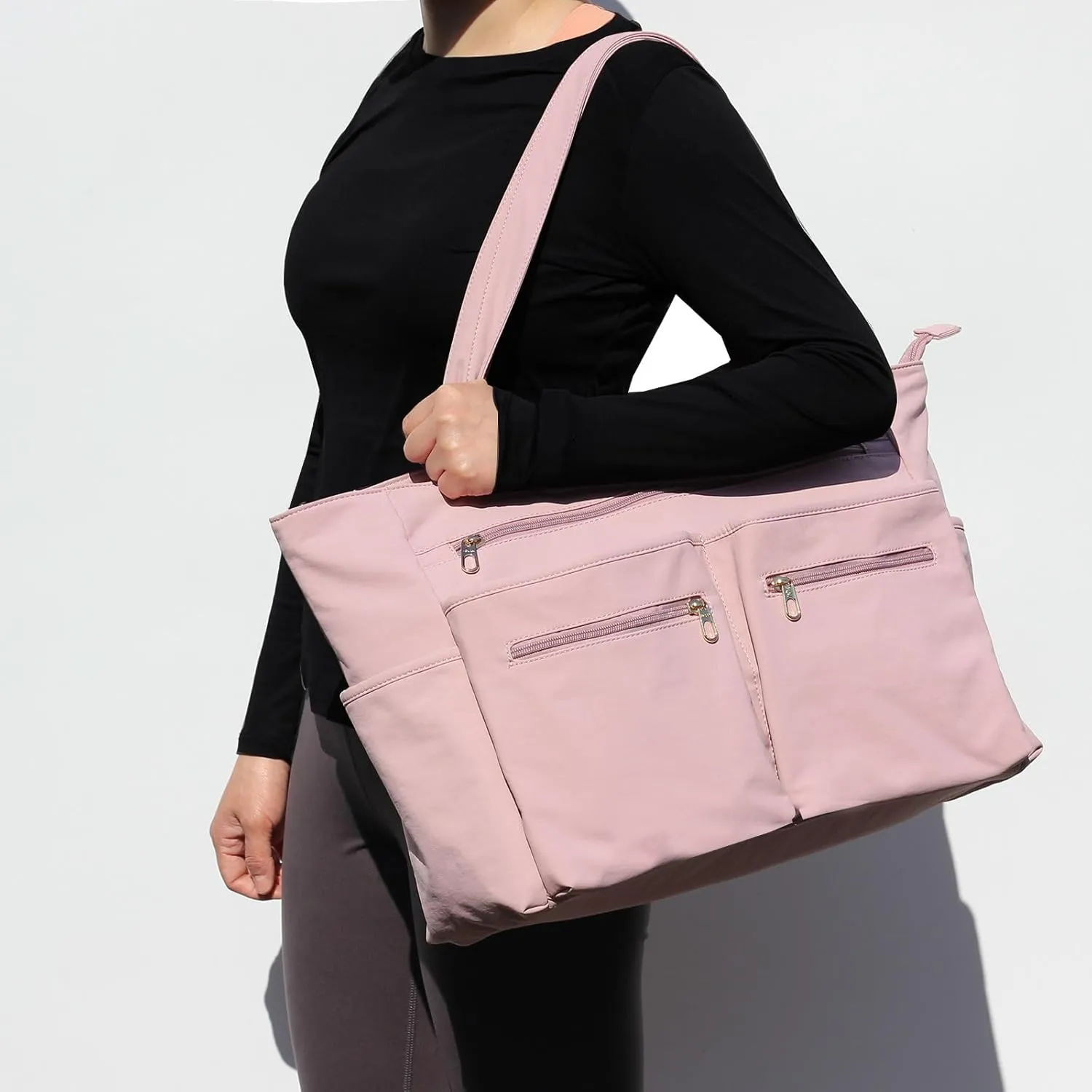 Weekender Bag Carry On Bag Overnight Tote Travel Duffle with 13 Pockets for Travel,WorkGym,Beach,Teacher,Nurse