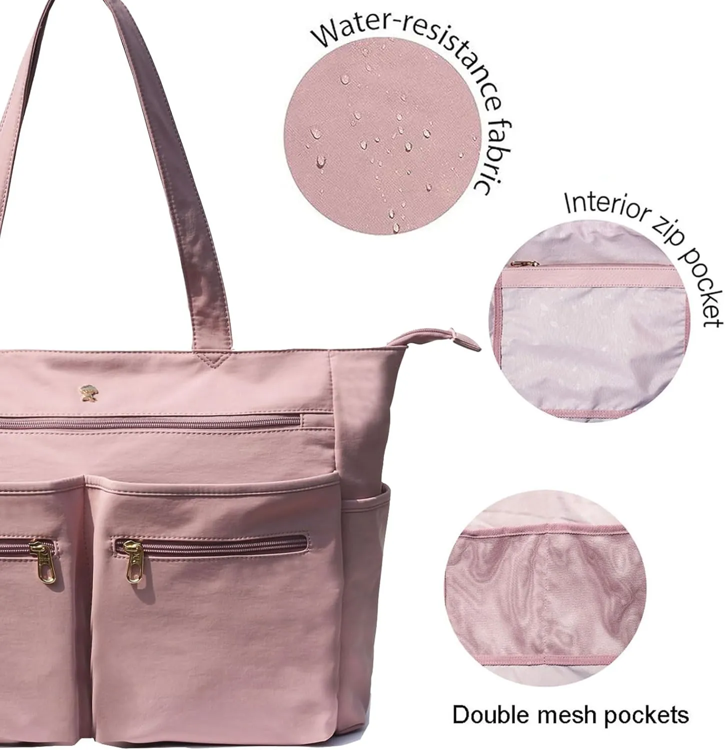 Weekender Bag Carry On Bag Overnight Tote Travel Duffle with 13 Pockets for Travel,WorkGym,Beach,Teacher,Nurse