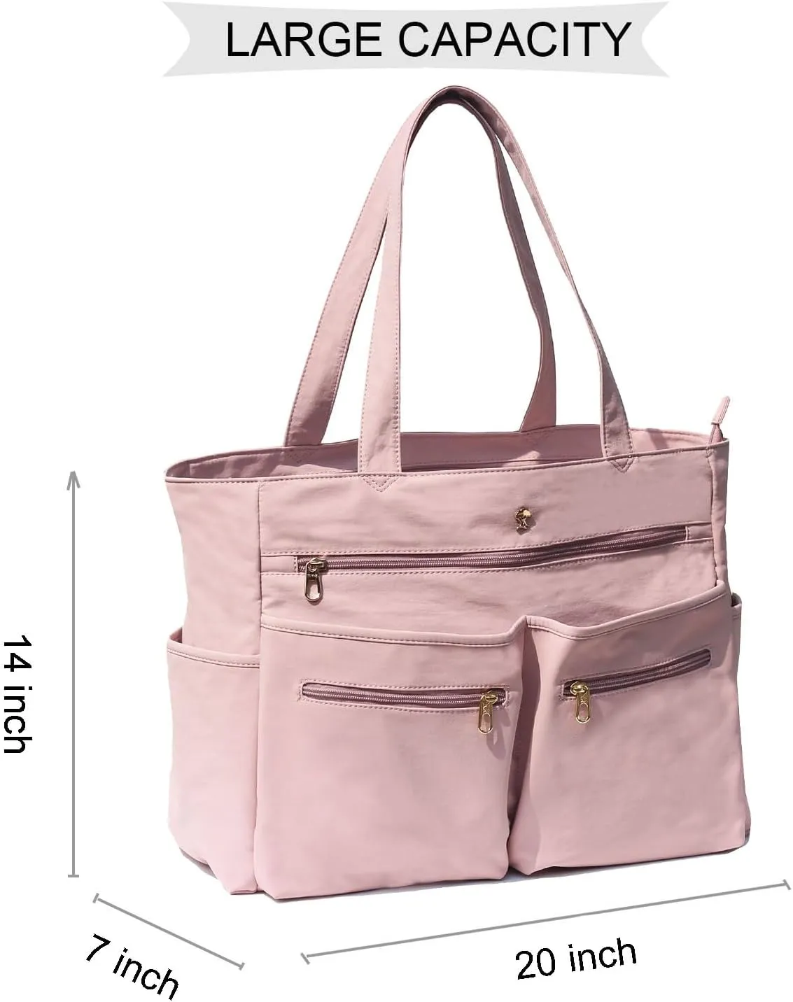 Weekender Bag Carry On Bag Overnight Tote Travel Duffle with 13 Pockets for Travel,WorkGym,Beach,Teacher,Nurse