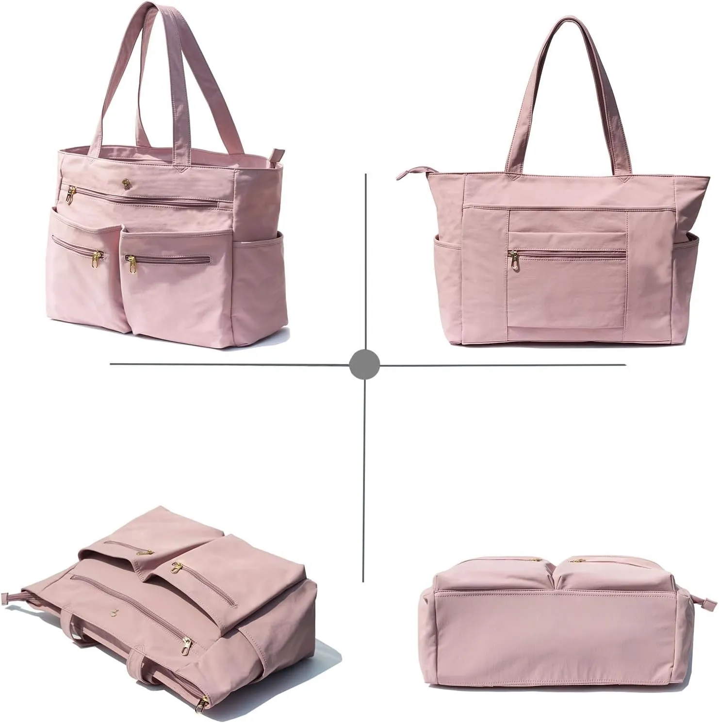 Weekender Bag Carry On Bag Overnight Tote Travel Duffle with 13 Pockets for Travel,WorkGym,Beach,Teacher,Nurse